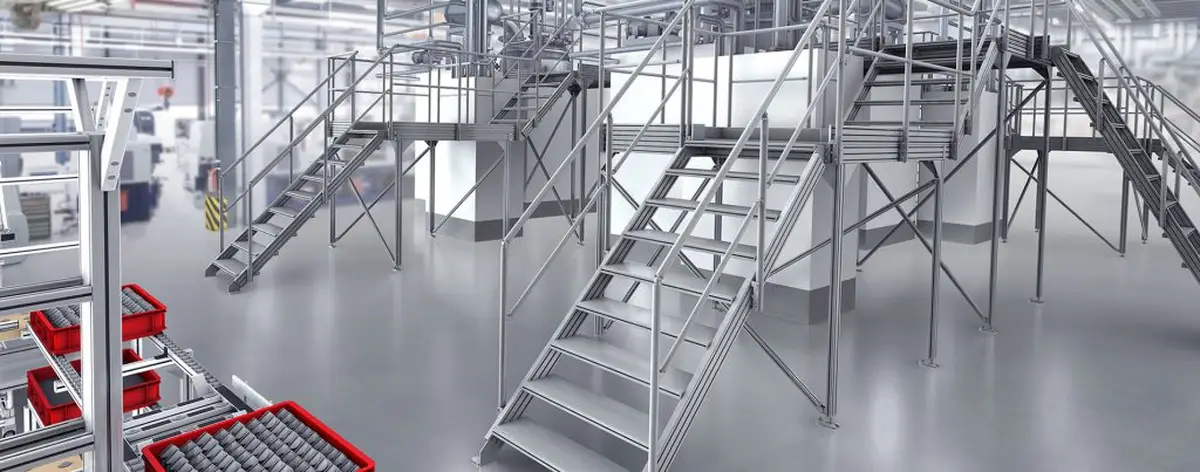 Systems for building stairs and platforms