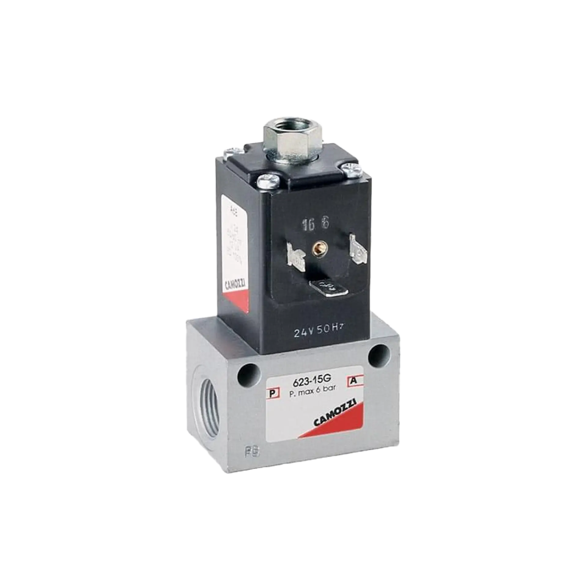 Babominimer Pneumatikventil S3HL-08 – 2/3-Wege, 1/4 PT, Manueller Handzug, Aluminium, 0–0,8 MPa